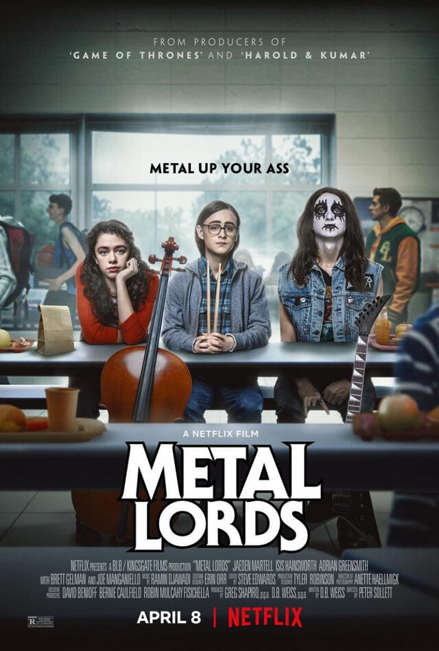 Poster de "Metal lords". Foto: Netflix