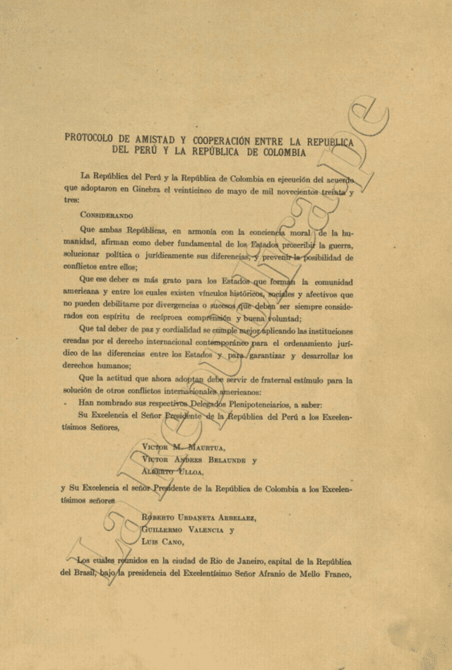 El Perú designó un grupo de elite para la representación del convenio en Río de Janeiro.   