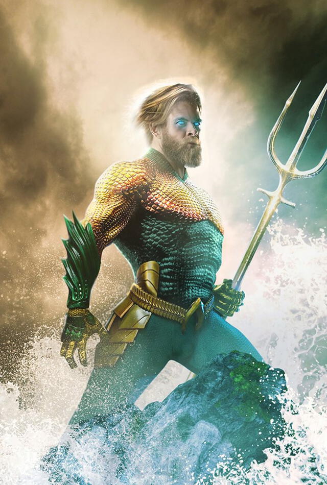 Chris Hemsworth es Aquaman.