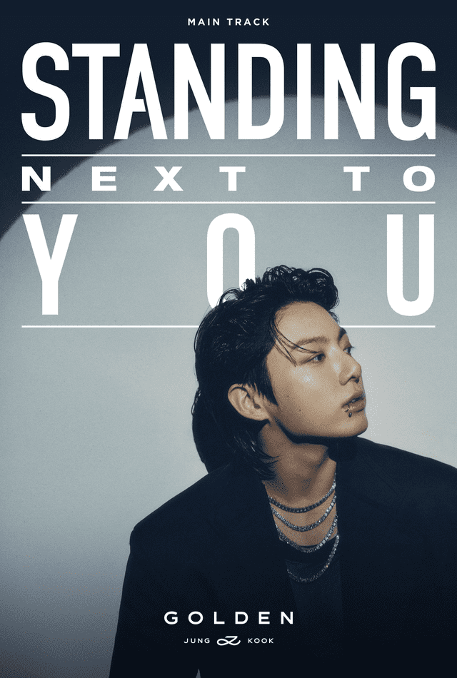  Jungkook, de BTS, anuncia su tema 'Standing Next to You'. Foto: HYBE   