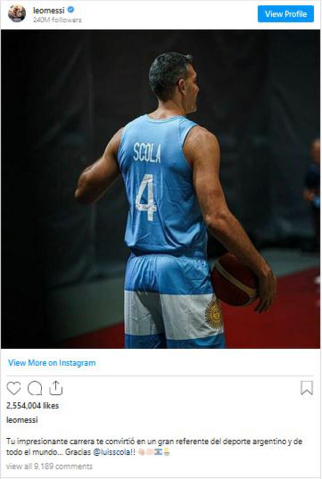 Luis Scola anunció su retiro de la selección argentina de básquet