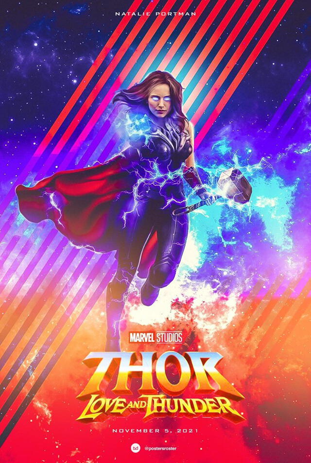 Marvel: Natalie Portman luce como She-Thor en Thor: Love and Thunder en la Fase 4 | UCM | Jane Foster | Chris Hemsworth