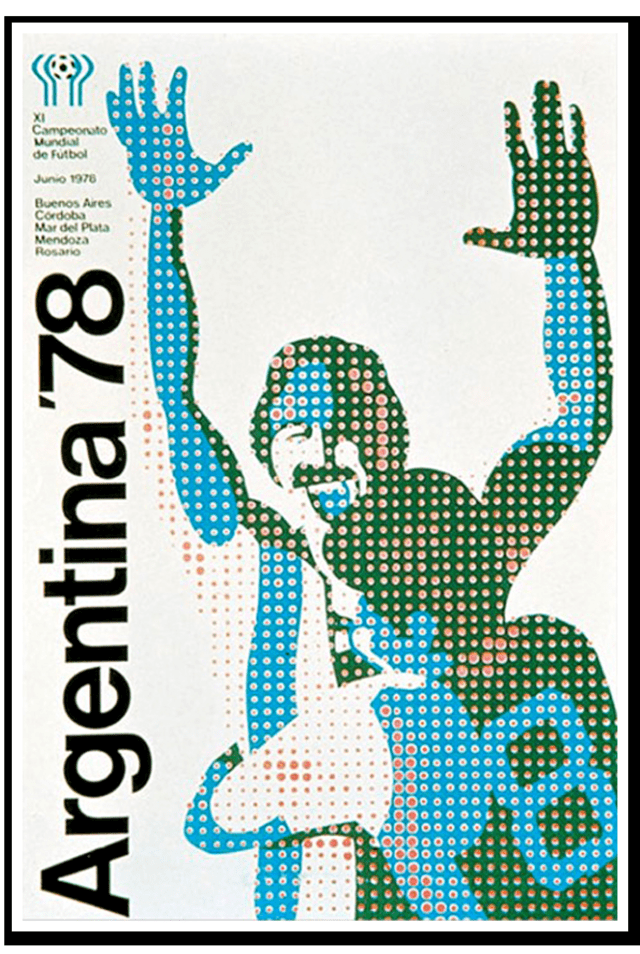 Afiche del mundial Argentina 1978. Foto: Fifa