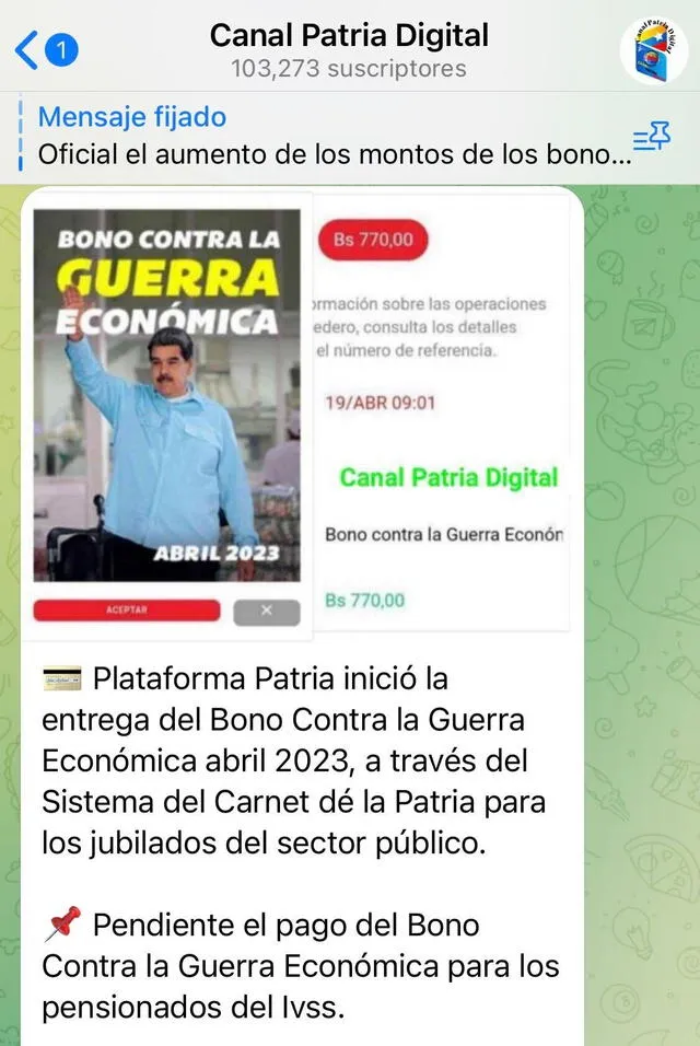 Bono Contra la Guerra Económica abril 2023 para jubilados del sector público: cobra HOY el nuevo bono para jubilados en Venezuela | bono de guerra para jubilados pago | último bono de abril | Sistema Patria | Venezuela | LRTMP