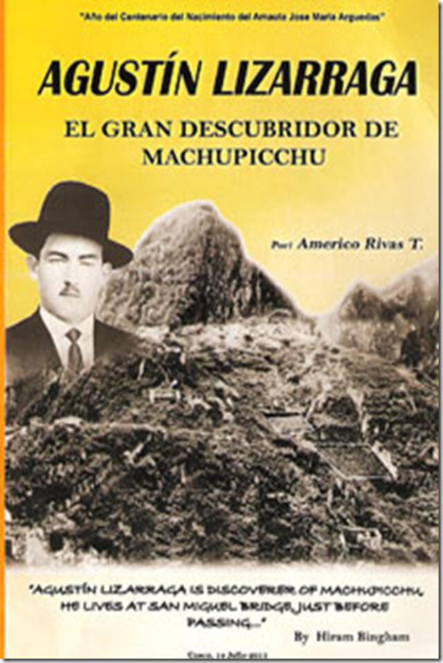 Agustín Lizárraga y Machu Picchu