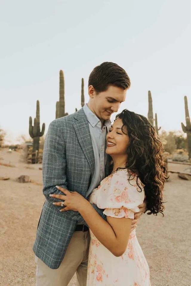  Lucero tuvo mucho apoyo de su esposo americano desde sus inicios en Estados Unidos. Foto: Lucero.   