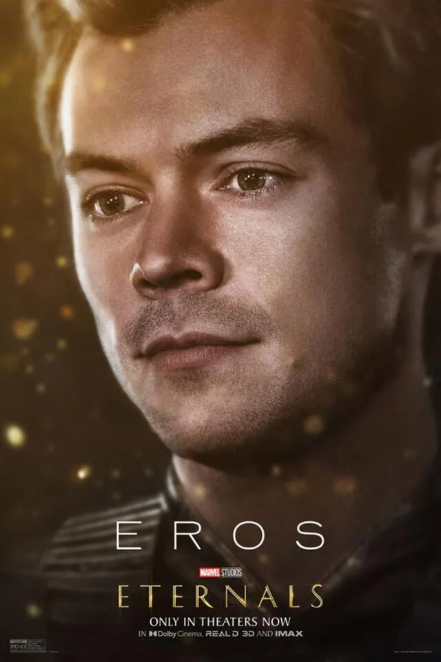 Póster oficial de Eros en Eternals. Foto: Marvel Studios