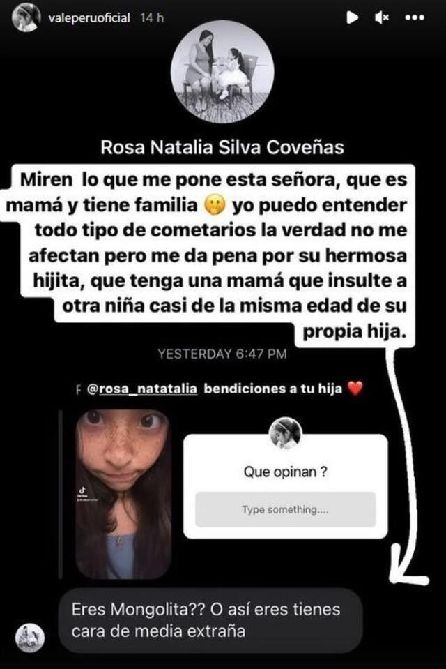 Hija de Tula Rodríguez se defiende ante comentarios negativos