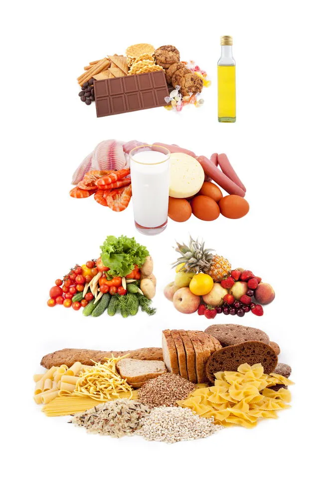 Diversos alimentos a considerar para una lonchera nutritiva