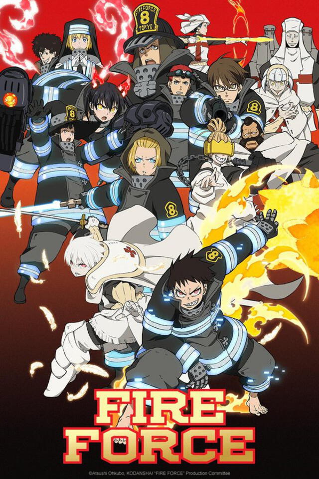 El anime Fire Force confirma que la tercera temporada ya está en producción
