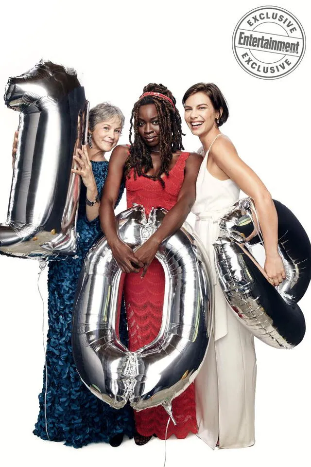 The Walking Dead: protagonistas celebran el capítulo 100 con portada en revista|FOTOS