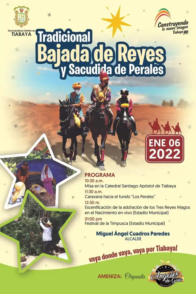 Arequipa: realizarán tradicional bajada de reyes en Tiabaya. Foto: difusión Arequipa: realizarán tradicional bajada de reyes en Tiabaya. Foto: difusión