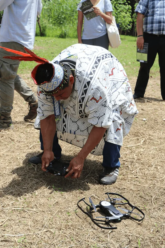 Usan drones para erradicar actividades ilegales en Sierra del Divisor