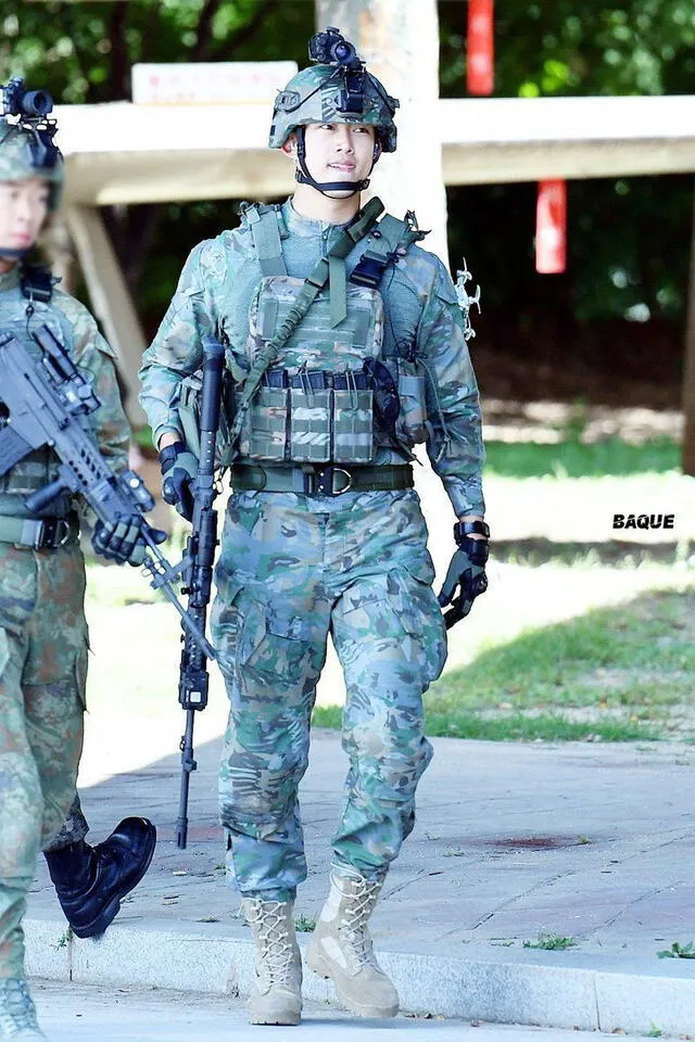 Ok Taecyeon en el servicio militar. Foto: Naver