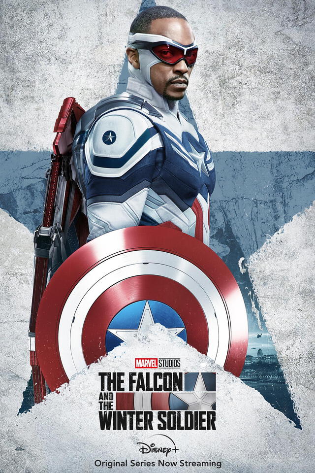Anthony Mackie acepta ser el nuevo Capitán América en El soldado del invierno. Foto: Disney Plus