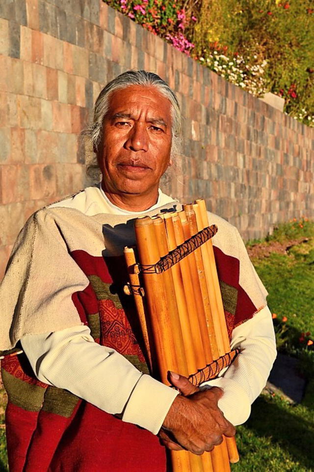 Wachan Bajijoperak, músico tradicional. Director de Apu Pachatusan.