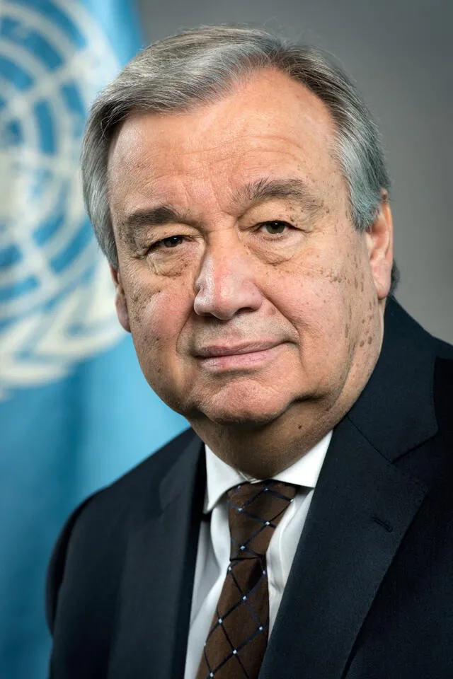 António Guterres, secretario general de las Naciones Unidas.