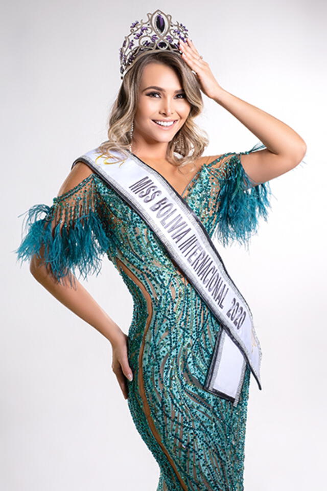 Miss Bolivia Internacional 2022 es Carolina Fernández. Foto: Organización Miss Internacional