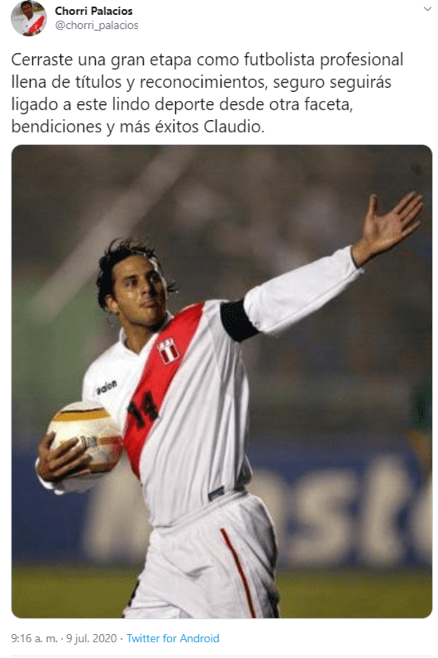 ‘Chorri’ Palacios elogió a Claudio Pizarro tras retirarse en Europa luego de más de 20 años de fútbol