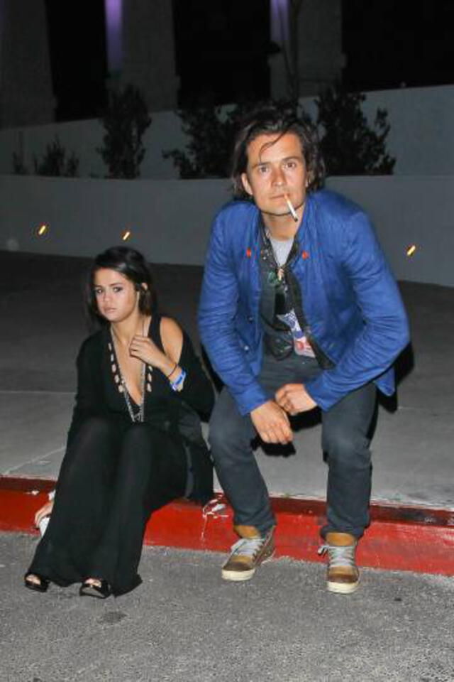 Selena Gomez y Orlando Bloom.