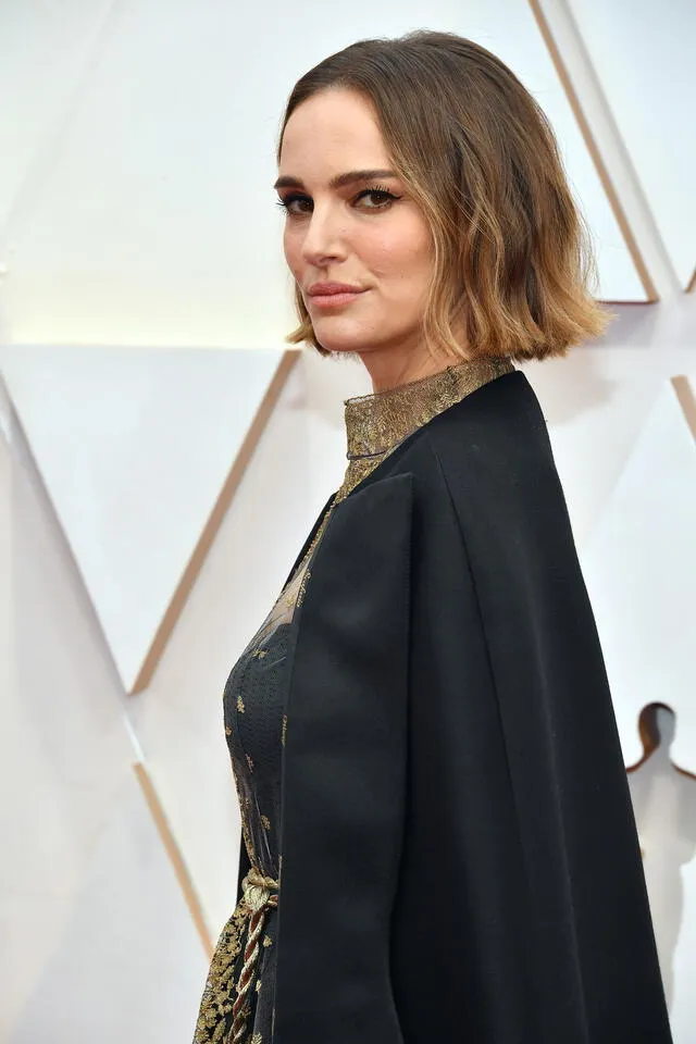 Natalie Portman en los Oscar 2020.