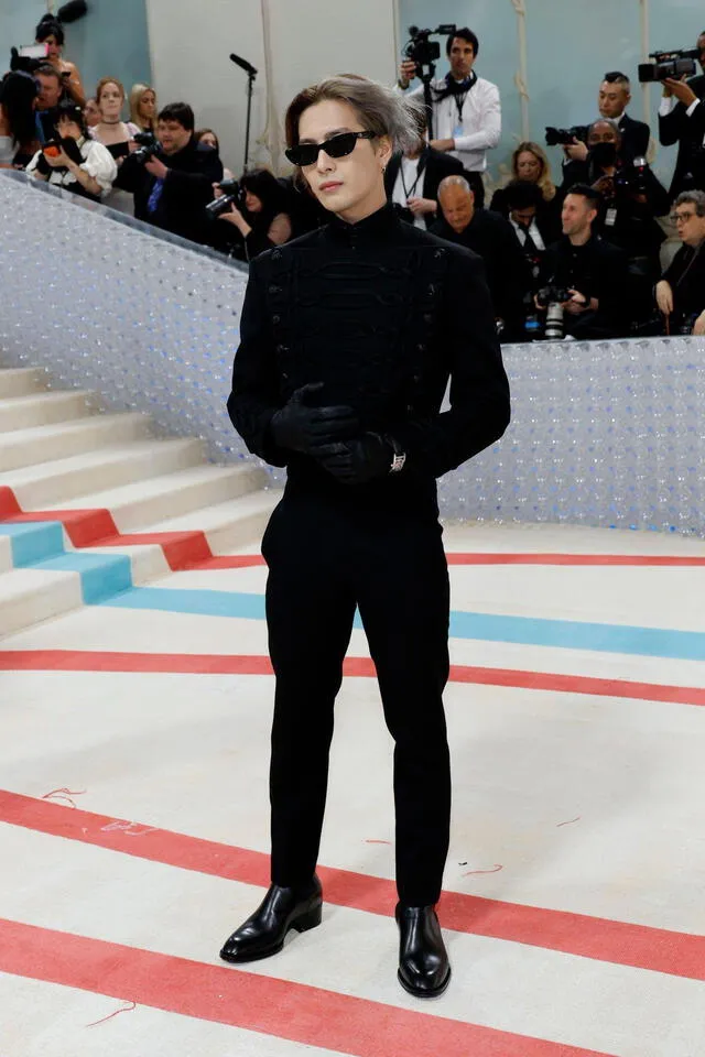Jackson Wang en la MET Gala 2023. Foto: Vogue   