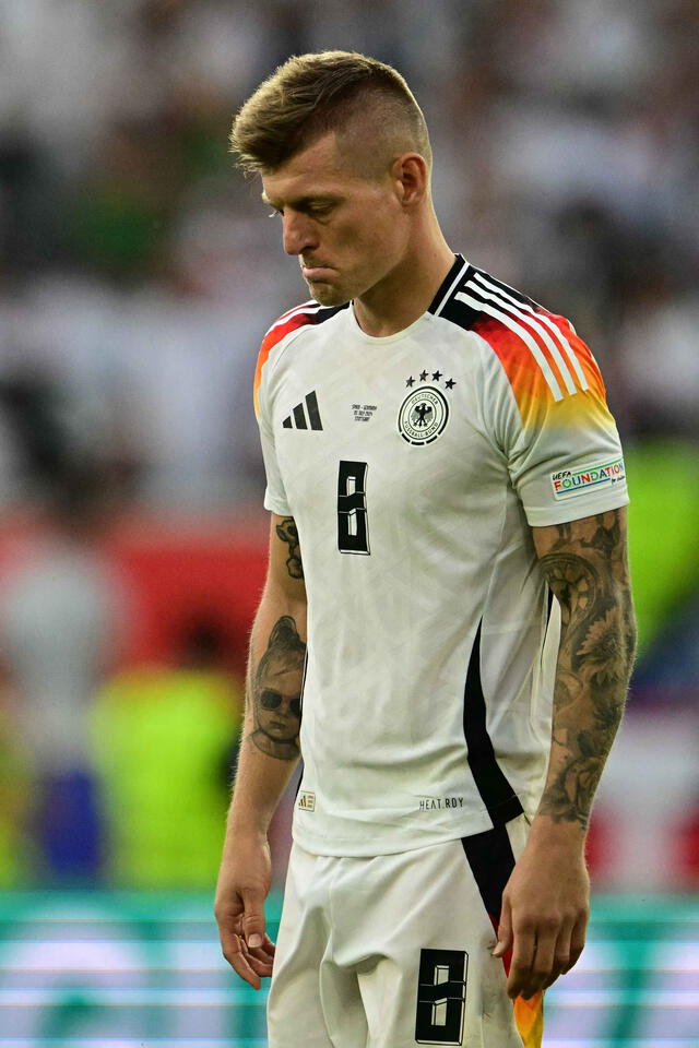 Toni Kroos jugó su último partido con Alemania. Foto: AFP   