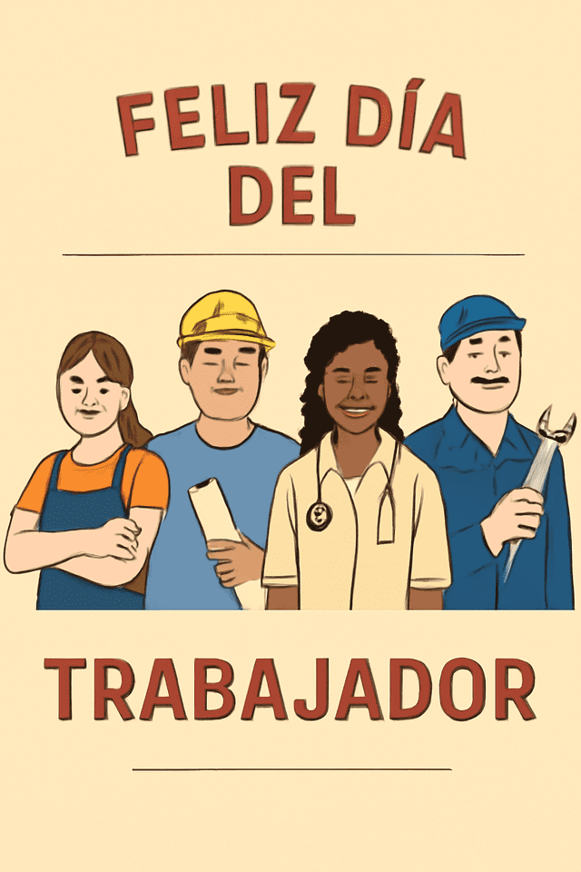 Envía las mejores imágenes por el Día del Trabajador. Foto: IA   