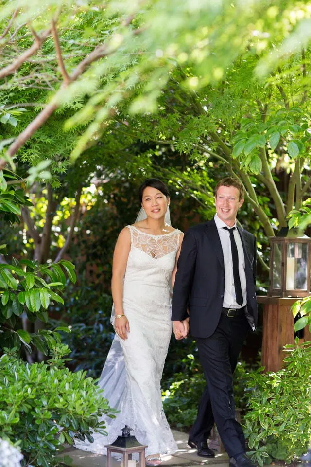 Mark Zuckerberg se casó con Priscilla Chan en 2012. Foto: internet Mark Zuckerberg se casó con Priscilla Chan en 2012. Foto: internet