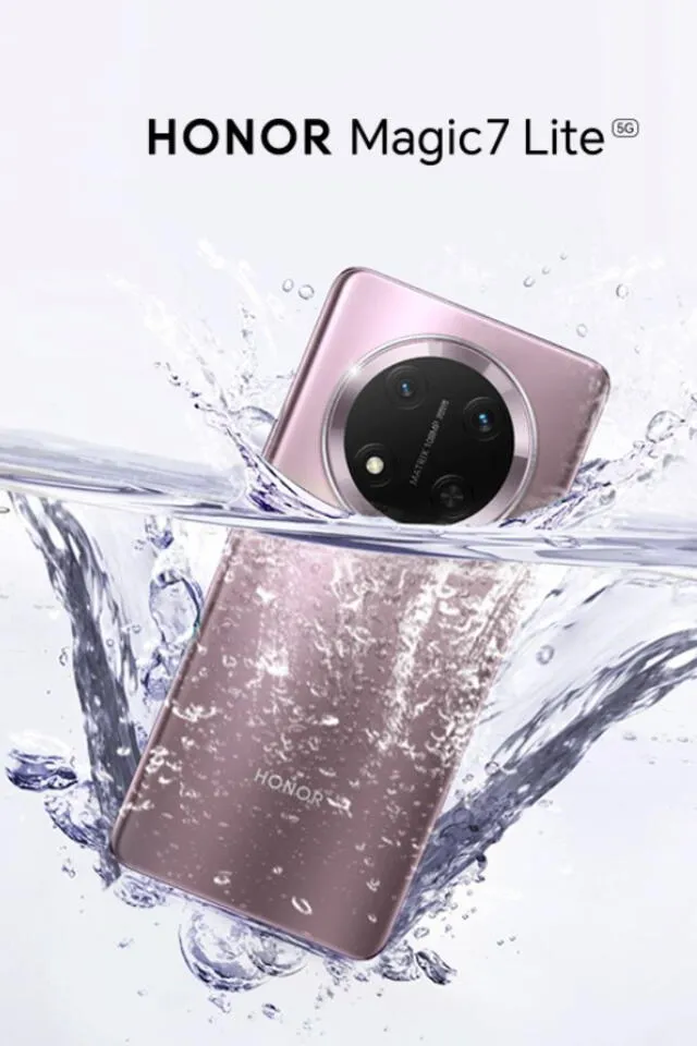 Así luce el Honor Magic 7 Lite. Foto: Honor<br> Así luce el Honor Magic 7 Lite. Foto: Honor<br>