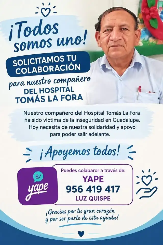Organizan colecta de apoyo a hombre herido por explosivo