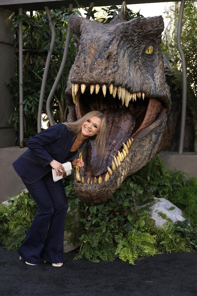 Ariana Richards, intérprete que participó hace casi 30 años en “Jurassic Park”. Foto: AFP