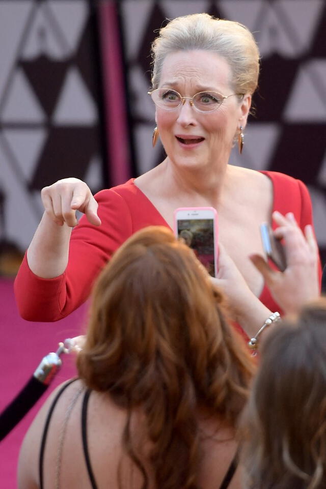  Meryl Streep en los Premios Oscar. Foto: AFP   