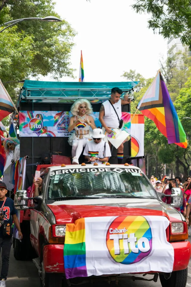 Marcha LGBTQ+ pride 2023 en la Ciudad de México. Foto: Mayorit Ortiz   