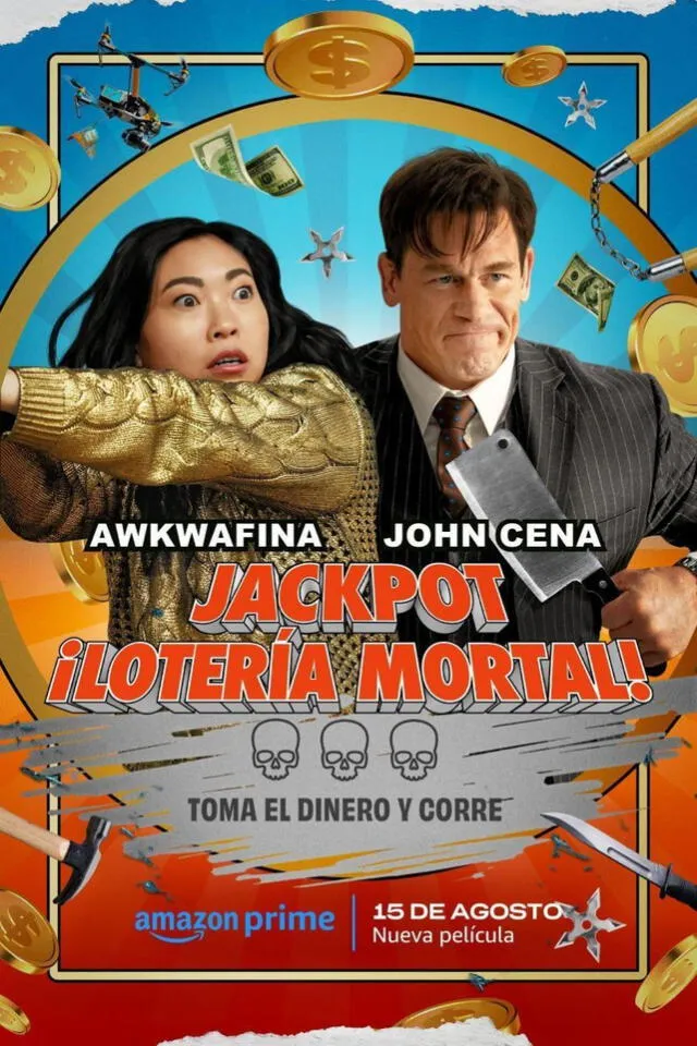  ‘Jackpot! Lotería mortal’ se estrenó en el catálogo de Prime Video el pasado jueves 15 de agosto. Foto: Amazon MGM Studios    