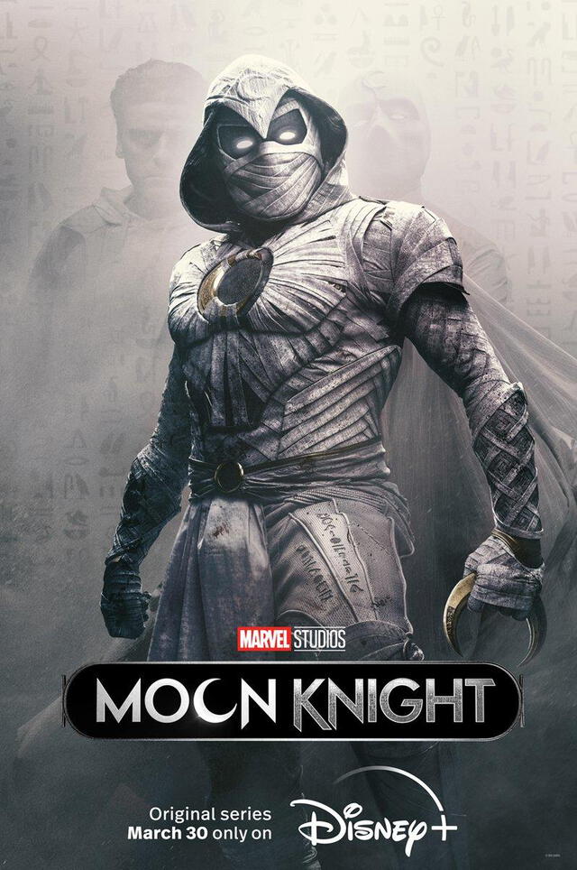 Oscar Isaac como "Moon Knight". Foto: Marvel / Disney+.