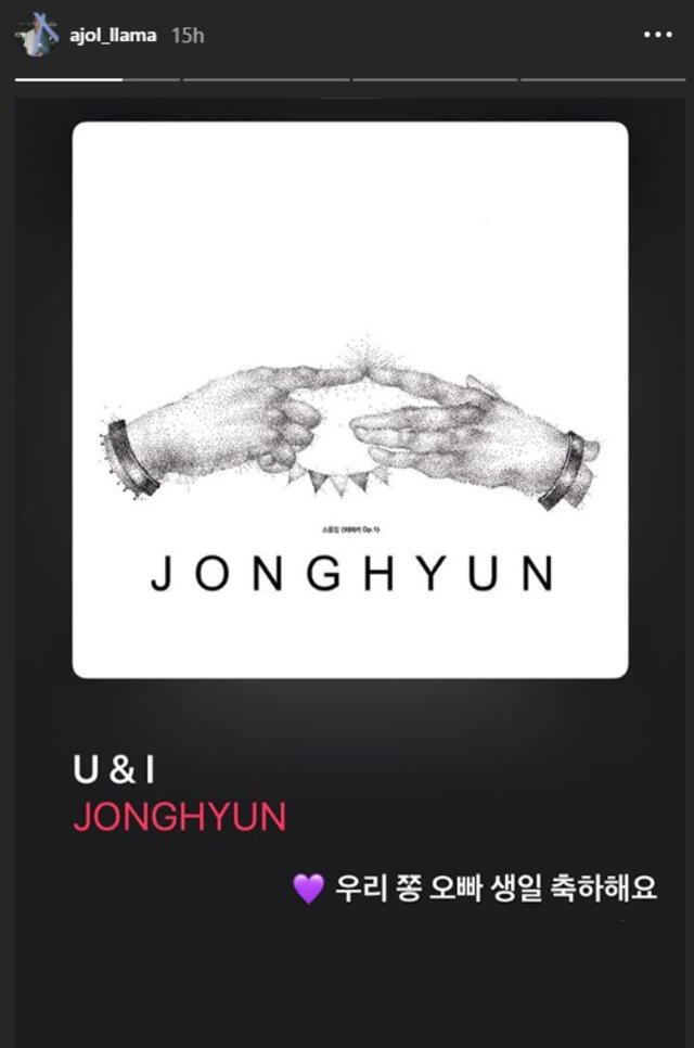 Jonghyun, cumpleaños, Instagram