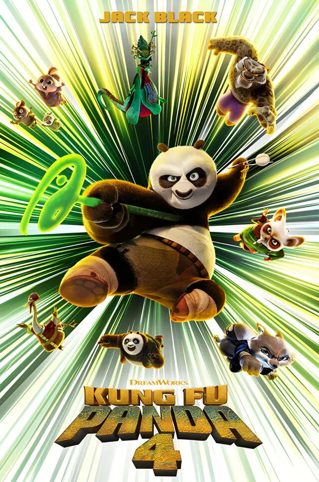 Kung Fu Panda 4 se estrenará el 8 de marzo de este año. Foto: Dreamworks   