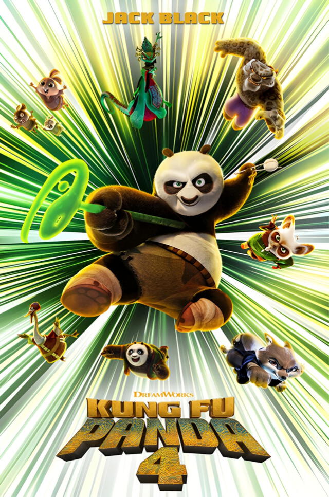  Póster de 'Kung Fu Panda 4'. Foto: DreamWorks   