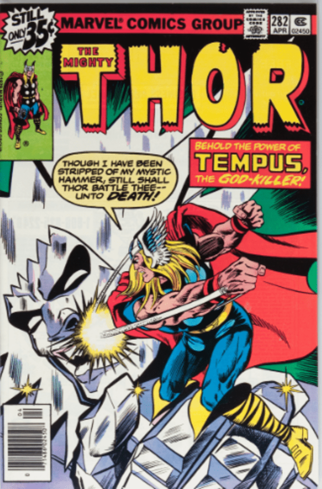 La portada del cómic en dónde apareció por primera vez los Guardianes del Tiempo. Foto: Marvel Comics