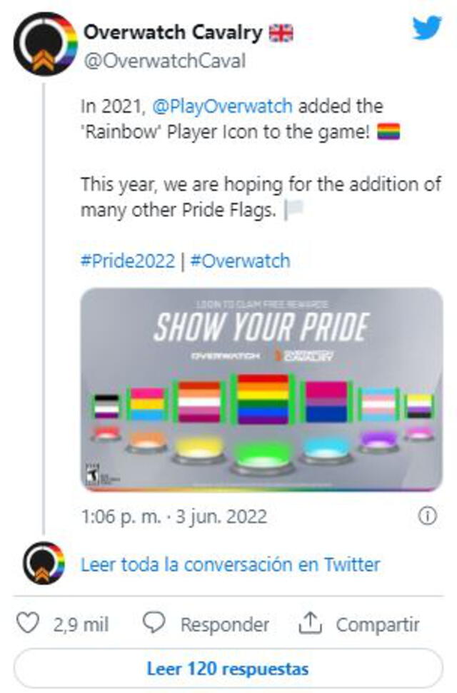 Fans de Overwatch piden más contenido LGBTIQ+ como celebracón por el Mes del orgullo
