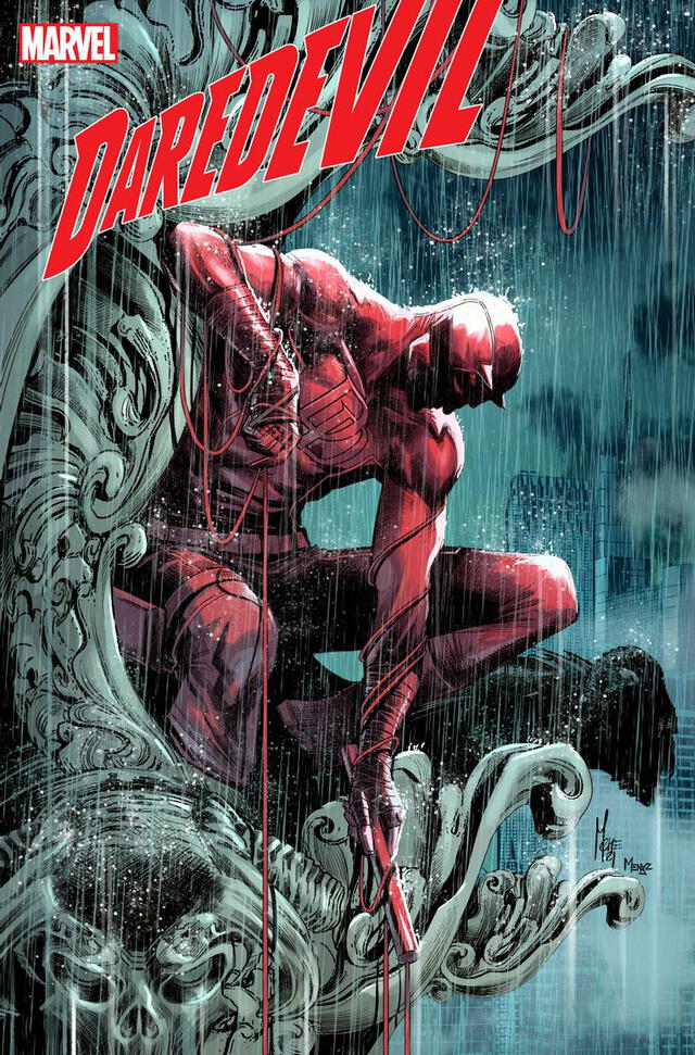 Portada de Daredevil #1 de 2022. Chip Zdarsky y Marco Checchett son los encargados de esta serie de cómics. Foto: Marvel