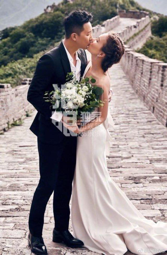 Primeras imágenes de la boda de Hangeng y Celina Jade.