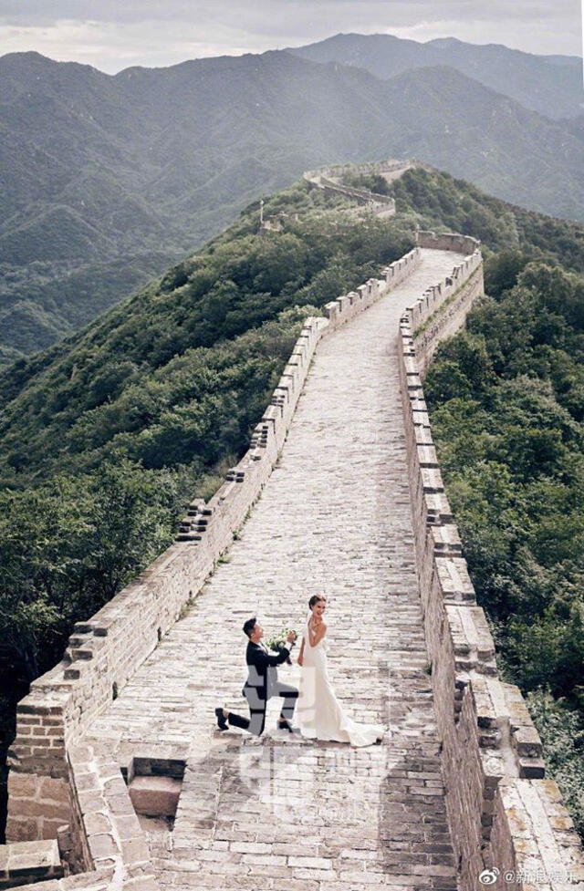 Primeras imágenes de la boda de Hangeng y Celina Jade.