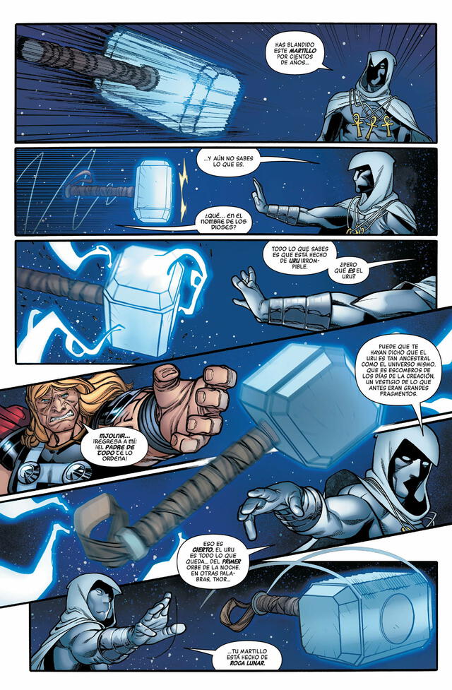 Moon Knight se enfrenta a Thor