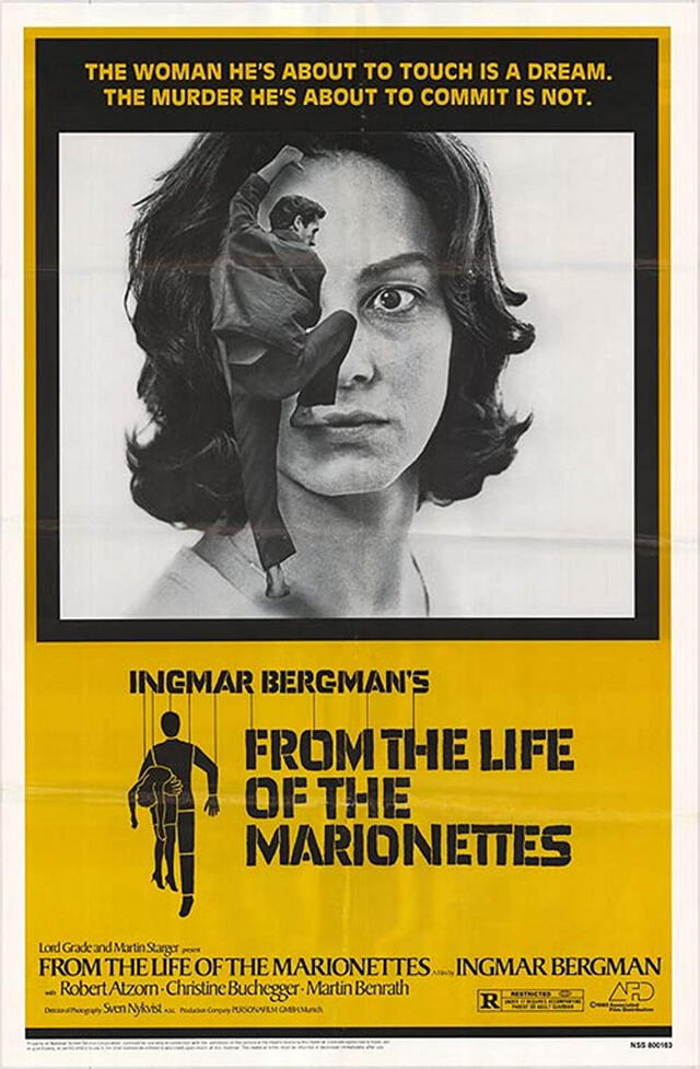 Portada de la  película "De la vida de las marionetas" de  Ingmar Bergman. Foto: imdb