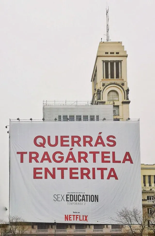 Sex Education, cartel censurado Sex Education, cartel censurado