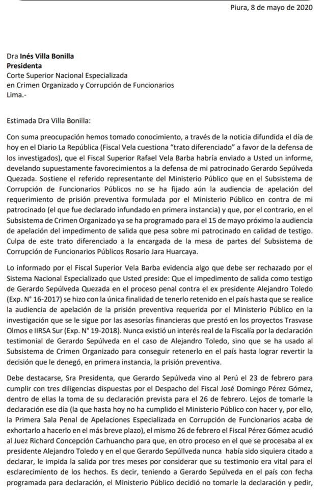 Carta abogado de Gerardo Sepúlveda-Pág 1