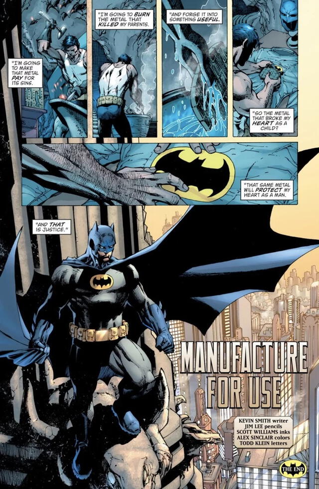 Batman y el logo que sería una referencia a los padres de Bruce Wayne