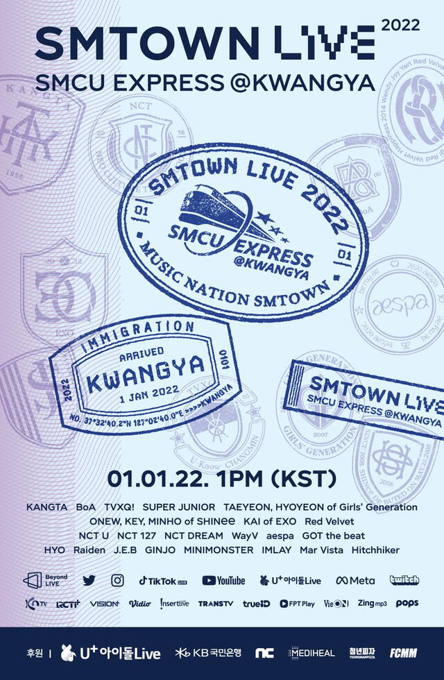 SMTown Live 2022, Kwangya, online, SUPER JUNIOR, SMCU EXPRESS